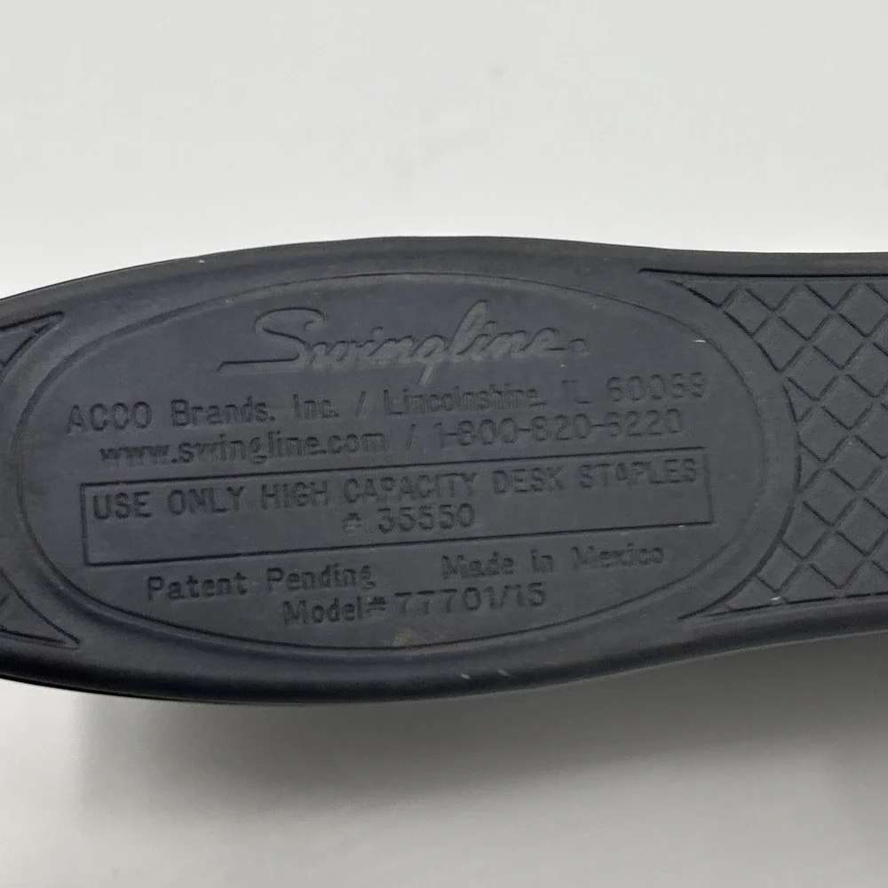 SWINGLINE STAPLER Reduced Effort Vintage Heavy Duty Matte Black Desk Office Work